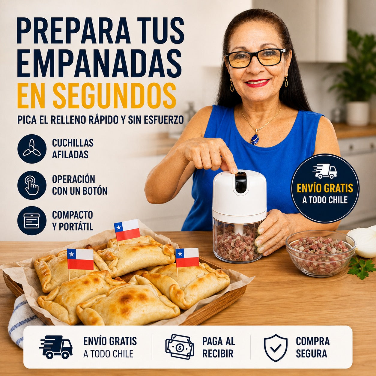 Picadora Eléctrica 250ML